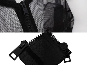 CHRISTIAN DIOR クリスチャンディオール ジャケット ブルゾン 027C16A8649 イタリア製 ポリアミド ブラック サイズ34 美品 中古 4b003876