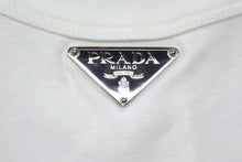 Load image into Gallery viewer, PRADA プラダ 23SS Ribbed Knit Jersey Dress リブニット ジャージー ドレス 33560C ホワイト サイズ42 美品 中古 4b003878