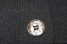 Load image into Gallery viewer, 極美品 HERMES エルメス ロング カーディガン ブラック 黒 カシミヤ シルク トップス ロゴ イタリア製 サイズ40 中古 4b003880