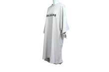 Load image into Gallery viewer, BALENCIAGA バレンシアガ 24SS Mirror Logo Oversized T-Shirt ミラーロゴ ダメージ加工 オーバーサイズ Tシャツ ホワイト サイズ2 739028 美品 中古 4b003884