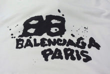 Load image into Gallery viewer, BALENCIAGA バレンシアガ ハンド ドロー BB アイコン フーディー ラージフィット ホワイト サイズXS 620947 TNVQ1 9040 美品 中古 4b003886