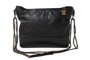 CHANEL シャネル ガブリエル ドゥ シャネル ラージ ホーボーチェーンショルダーバッグ A93824 24番台 ココマーク 美品 中古 4b003892