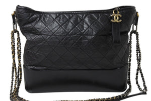 CHANEL シャネル ガブリエル ドゥ シャネル ラージ ホーボーチェーンショルダーバッグ A93824 24番台 ココマーク 美品 中古 4b003892