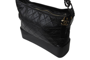 CHANEL シャネル ガブリエル ドゥ シャネル ラージ ホーボーチェーンショルダーバッグ A93824 24番台 ココマーク 美品 中古 4b003892