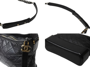 CHANEL シャネル ガブリエル ドゥ シャネル ラージ ホーボーチェーンショルダーバッグ A93824 24番台 ココマーク 美品 中古 4b003892