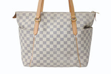 Load image into Gallery viewer, LOUIS VUITTON ルイヴィトン トートバッグ N41280 トータリーPM ダミエアズールキャンバス アズール ゴールド 美品 中古 4b003893