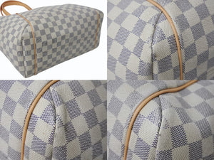 LOUIS VUITTON ルイヴィトン トートバッグ N41280 トータリーPM ダミエアズールキャンバス アズール ゴールド 美品 中古 4b003893