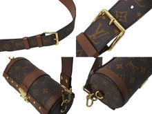 Load image into Gallery viewer, 極美品 LOUIS VUITTON ルイヴィトン モノグラム パピヨン トランク M57835 ショルダーバッグ ブラウン ゴールド金具 中古 4b003896