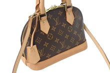 Load image into Gallery viewer, LOUIS VUITTON ルイヴィトン モノグラム アルマBB ハンドバッグ M53152 ショルダー 2WAY PVC ゴールド金具 美品 中古 4b003903