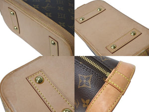 LOUIS VUITTON ルイヴィトン モノグラム アルマBB ハンドバッグ M53152 ショルダー 2WAY PVC ゴールド金具 美品 中古 4b003903