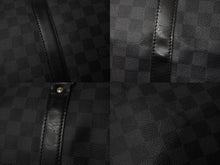 Load image into Gallery viewer, 極美品 LOUISVUITTON ルイヴィトン キーポルバンドリエール55 ボストンバッグ N41413 ダミエグラフィット キャンバス ブラック 中古 4b003905