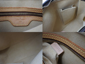 LOUIS VUITTON ルイヴィトン ルーピングMM ワンショルダーバッグ M51146 モノグラム PVC レザー ブラウン ゴールド金具 美品 中古 4b003906