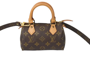 LOUIS VUITTON ルイヴィトン ミニスピーディー ハンドバッグ 2WAYバッグ M41534 モノグラム ブラウン 美品 中古 4b003909