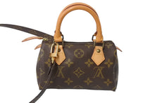 Load image into Gallery viewer, LOUIS VUITTON ルイヴィトン ミニスピーディー ハンドバッグ 2WAYバッグ M41534 モノグラム ブラウン 美品 中古 4b003909