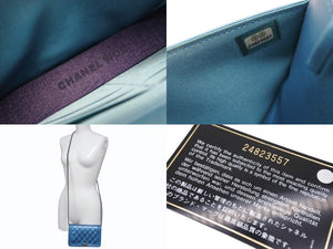 極美品 CHANEL シャネル ボーイシャネル チェーンウォレット ショルダーバッグ A80287 24番台 キャビアスキン ココマーク 中古 4b003912