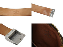 Load image into Gallery viewer, LOUIS VUITTON ルイヴィトン モノグラム サンチュール ポシェット デュオ 80cm ベルト ウエストポーチ M9836W ブラウン 美品 中古 4b003913