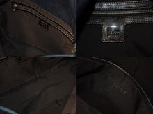 Load image into Gallery viewer, FENDI フェンディ マンマバケット ワンショルダーバッグ デニム レザー ネイビー シルバー金具 美品 中古 4b003916