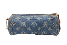Load image into Gallery viewer, LOUIS VUITTON ルイヴィトン モノグラムデニム ミニ トゥルーススピーディGM M95081 スピーディブルー 美品 中古 4b003919
