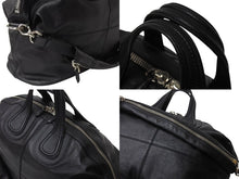 Load image into Gallery viewer, Givenchy ジバンシー ハンドバッグ ショルダーバッグ MA0144 2WAY レザー ブラック シルバー金具 美品 中古 4b003921