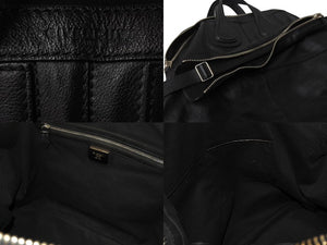 Givenchy ジバンシー ハンドバッグ ショルダーバッグ MA0144 2WAY レザー ブラック シルバー金具 美品 中古 4b003921