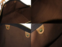 Load image into Gallery viewer, LOUIS VUITTON ルイヴィトン モノグラム キーポル45 ボストンバッグ M41428 PVCコーティングキャンバス ヌメ革 ブラウン ゴールド金具 美品 中古 4b003923