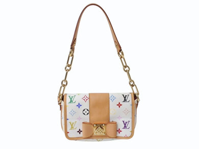 極美品 LOUIS VUITTON ルイヴィトン ショルダーバッグ パティ モノグラム マルチカラー M40305 ゴールド金具 中古 4b003924