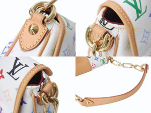 極美品 LOUIS VUITTON ルイヴィトン ショルダーバッグ パティ モノグラム マルチカラー M40305 ゴールド金具 中古 4b003924