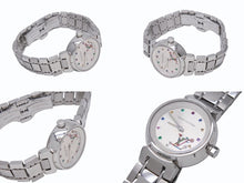 Load image into Gallery viewer, 極美品 世界500本限定 LOUIS VUITTON ルイヴィトン 村上隆 腕時計 タンブールラブ Q12130 レザー ステンレススチール シルバー マルチカラー 中古 4b003936