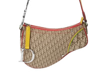 Load image into Gallery viewer, 極美品 Christian Dior クリスチャンディオール サドルバッグ ワンショルダーバッグ 02RU 1004 トロッター ガリアーノ期 中古 4b003929