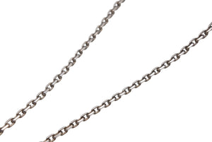 CHANEL シャネル ネックレス ココマーク デカココマーク GP ラインストーン 重量約8.6g クリア ブラック シルバー金具 美品 中古 4b003944