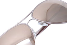 Load image into Gallery viewer, CHANEL シャネル サングラス ティアドロップ ミラー ピンクゴールド プラスチック サイズ57□14 美品 中古 4b003948
