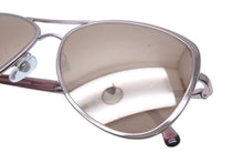Load image into Gallery viewer, CHANEL シャネル サングラス ティアドロップ ミラー ピンクゴールド プラスチック サイズ57□14 美品 中古 4b003948