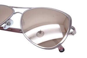 CHANEL シャネル サングラス ティアドロップ ミラー ピンクゴールド プラスチック サイズ57□14 美品 中古 4b003948