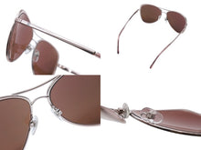 Load image into Gallery viewer, CHANEL シャネル サングラス ティアドロップ ミラー ピンクゴールド プラスチック サイズ57□14 美品 中古 4b003948