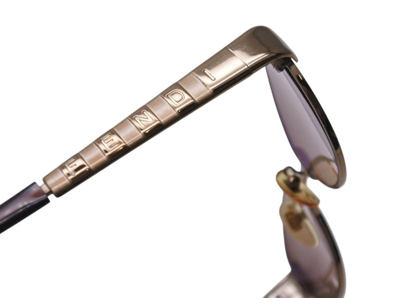 備品　FENDI　サングラス　SL7166　ブラウンレンズ　ゴールドフレーム 備品 FENDI サングラス SL7166 ブラウンレンズ ゴールドフレーム