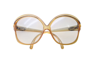 Christian Dior クリスチャンディオール ヴィンテージ GEG-024-2095-20 オプチル グレーグラデーション イエロー 美品 中古 4b003954