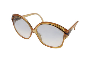 Christian Dior クリスチャンディオール ヴィンテージ GEG-024-2095-20 オプチル グレーグラデーション イエロー 美品 中古 4b003954