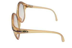 Christian Dior クリスチャンディオール ヴィンテージ GEG-024-2095-20 オプチル グレーグラデーション イエロー 美品 中古 4b003954