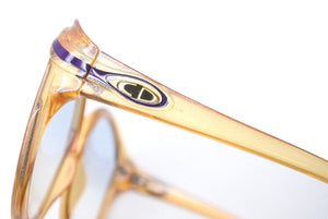 Christian Dior クリスチャンディオール ヴィンテージ GEG-024-2095-20 オプチル グレーグラデーション イエロー 美品 中古 4b003954