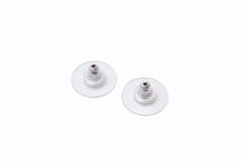 Load image into Gallery viewer, 極美品 CHANEL シャネル ピアス ココマーク 両耳 アクセサリー A14V刻印 1.3g メタル ラインストーン シルバー 中古 4b003946