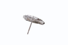 Load image into Gallery viewer, 極美品 CHANEL シャネル ピアス ココマーク 片耳 アクセサリー 04C刻印 メタル ラインストーン シルバー 1.6g 中古 4b003989