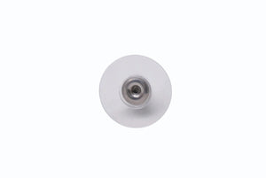 極美品 CHANEL シャネル ピアス ココマーク 片耳 アクセサリー 04C刻印 メタル ラインストーン シルバー 1.6g 中古 4b003989