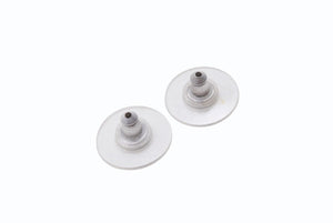 極美品 CHANEL シャネル ピアス ココマーク 両耳 12C刻印 メタル 4.0g ホワイト シルバーグリッダー 中古 4b003959
