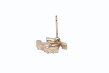 Load image into Gallery viewer, 極美品 CHANEL シャネル ココマーク ピアス 片耳 C21K刻印 アクセサリー GP ラインストーン 1.4g ゴールド 中古 4b003960