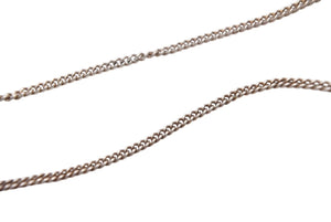 CHANEL シャネル ココマーク 04C刻印 重量約5.7 チェーンネックレス ピンク メタル GP シルバー 美品 中古 4b003979