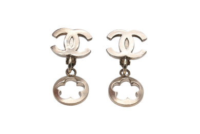 CHANEL シャネル フラワー カメリア ココマーク 06P刻印 重量約5.1g イヤリング GP ゴールド 美品 中古 4b003976