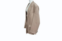 Load image into Gallery viewer, THE ATTICO ジ アティコ Glen Oversize Blazer Jacket ブレザージャケット 241WCG46 サイズ38 ベージュ 美品 中古 4b003998