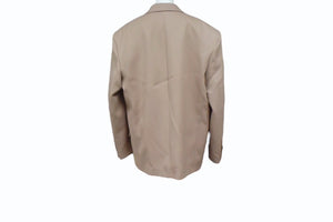 THE ATTICO ジ アティコ Glen Oversize Blazer Jacket ブレザージャケット 241WCG46 サイズ38 ベージュ 美品 中古 4b003998