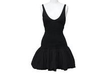 Load image into Gallery viewer, 極美品 DAVID KOMA デヴィッド コーマ ミニドレス ワンピース ビスコース ポリアミド エラスタン ブラック サイズ8 中古 4b003999
