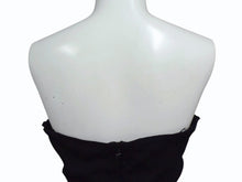 Load image into Gallery viewer, 極美品 Mugler ミュグレー structured strapless maxi dress ストラクチャードストラップレスマキシドレス ブラック シルバー 中古 4b004001